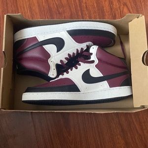 Nike Shoes | Nike court vision | Color- Black/ Red | Size: 8